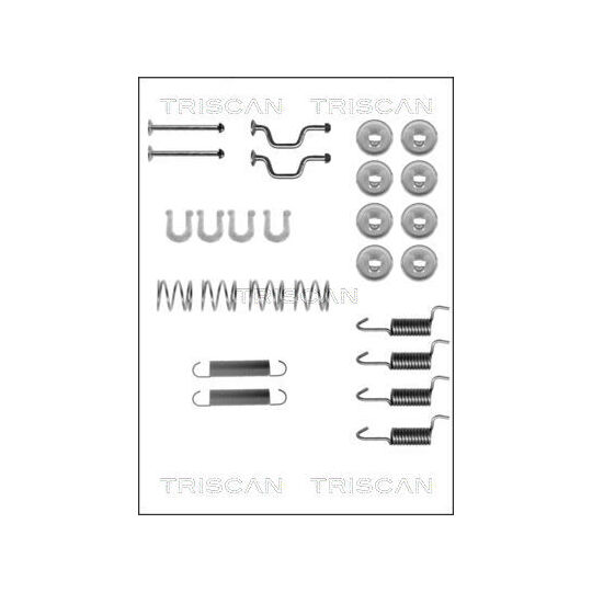 8105 132589 - Accessory Kit, parking brake shoes 