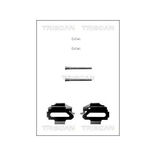 8105 161613 - Accessory Kit, disc brake pad 