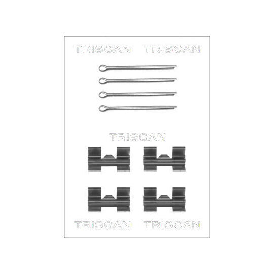 8105 171001 - Accessory Kit, disc brake pad 