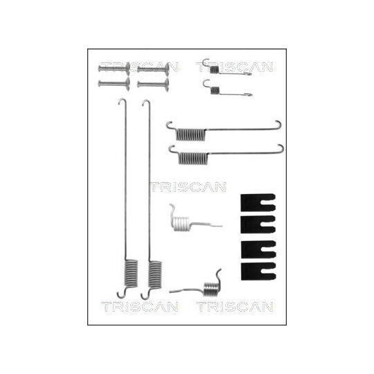 8105 172467 - Accessory Kit, brake shoes 