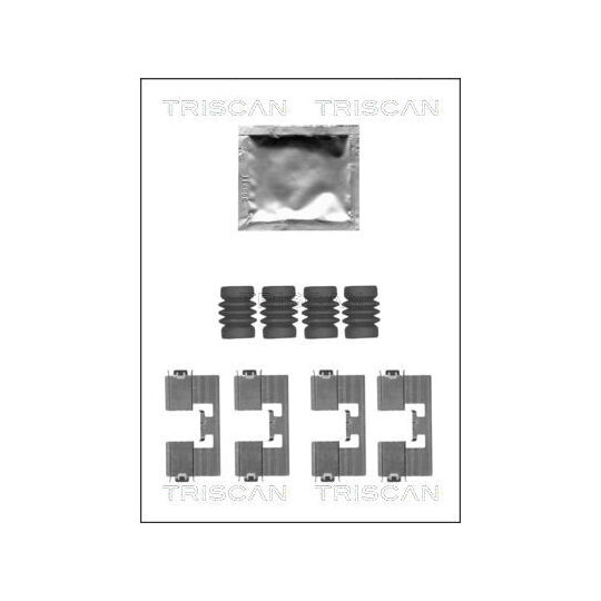 8105 241621 - Accessory Kit, disc brake pad 