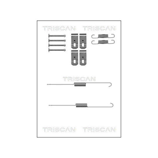 8105 422589 - Accessory Kit, brake shoes 