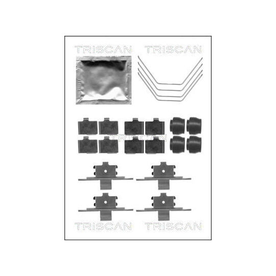 8105 501588 - Accessory Kit, disc brake pad 