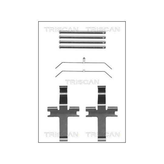 8105 681535 - Accessory Kit, disc brake pad 