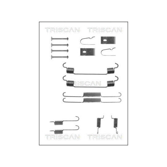 8105 502543 - Accessory Kit, brake shoes 