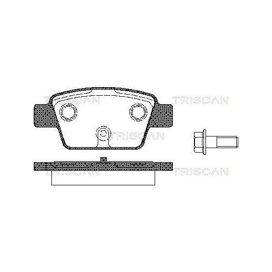 8110 15018 - Brake Pad Set, disc brake 