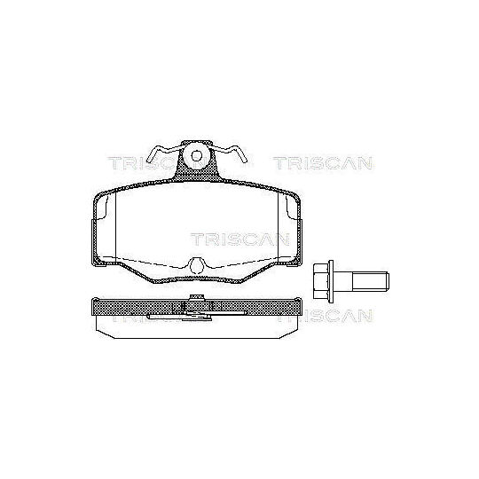 8110 14938 - Brake Pad Set, disc brake 