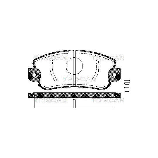 8110 15505 - Brake Pad Set, disc brake 
