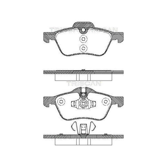 8110 17017 - Brake Pad Set, disc brake 