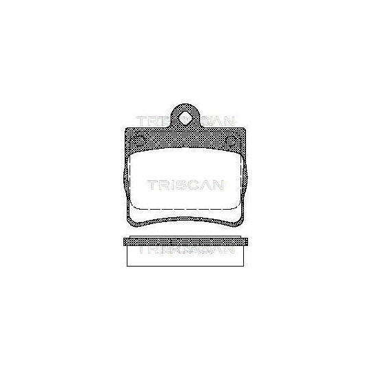 8110 23016 - Brake Pad Set, disc brake 