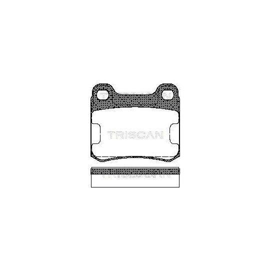 8110 23115 - Brake Pad Set, disc brake 