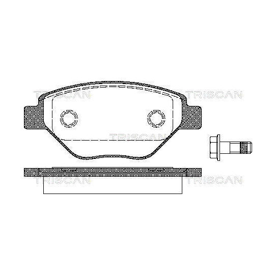 8110 25019 - Brake Pad Set, disc brake 