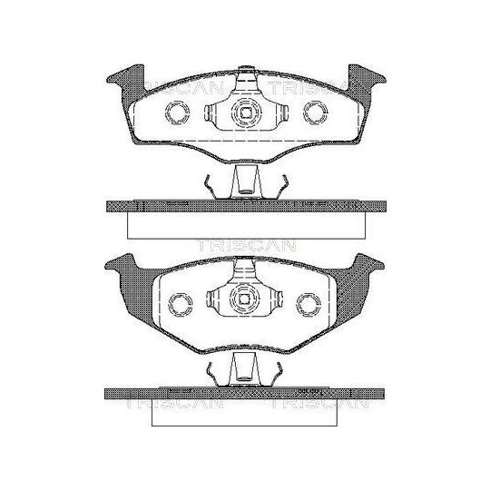 8110 29009 - Brake Pad Set, disc brake 