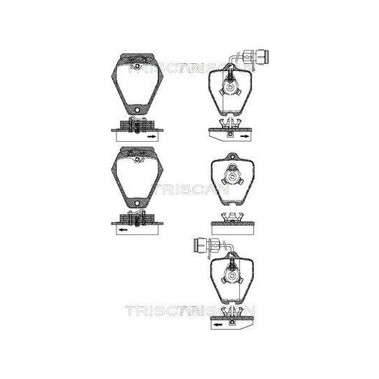 8110 29046 - Brake Pad Set, disc brake 