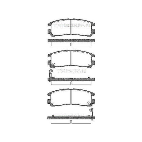 8110 42006 - Brake Pad Set, disc brake 