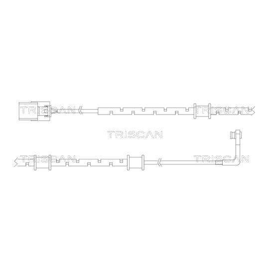 8115 10013 - Warning Contact, brake pad wear 