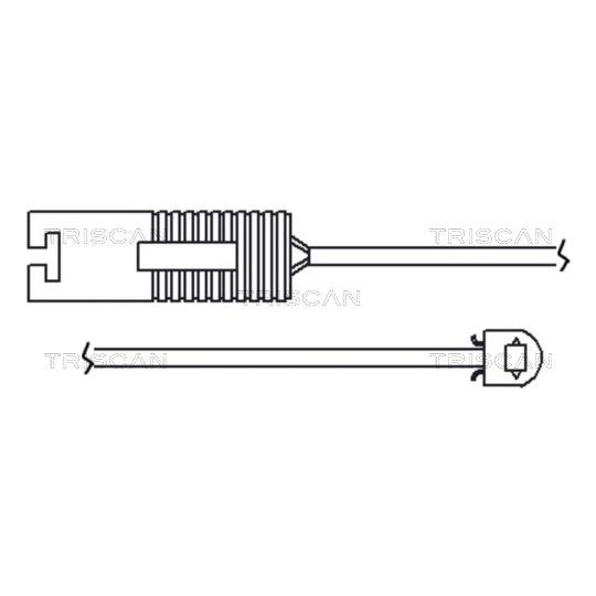 8115 11005 - Warning Contact, brake pad wear 