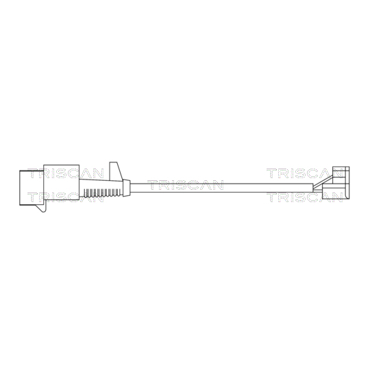 8115 15004 - Warning Contact, brake pad wear 