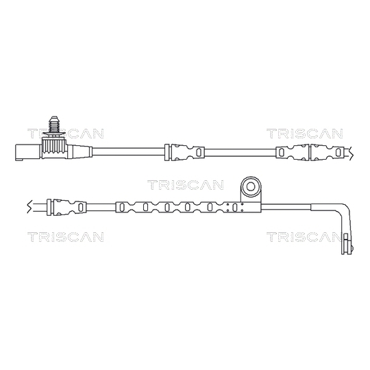 8115 17012 - Warning Contact, brake pad wear 