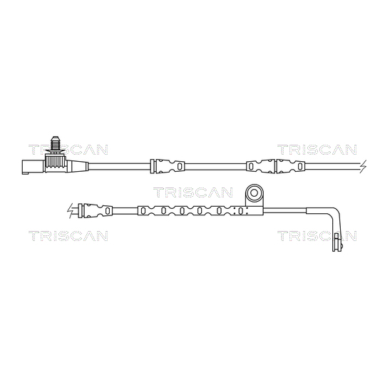 8115 17017 - Warning Contact, brake pad wear 