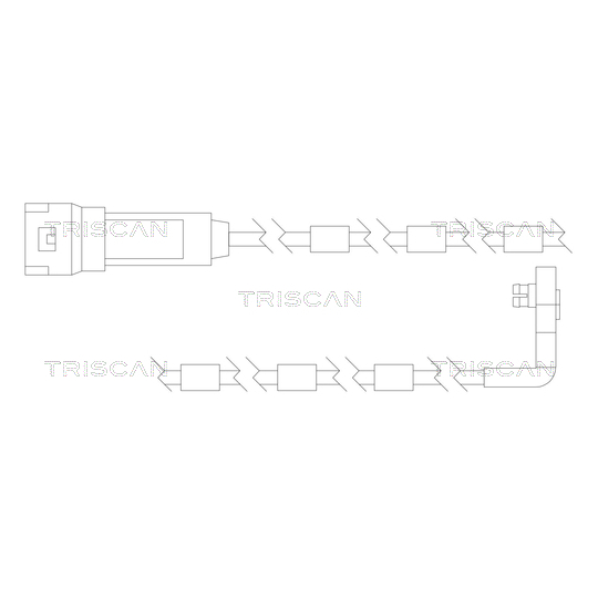 8115 24010 - Warning Contact, brake pad wear 