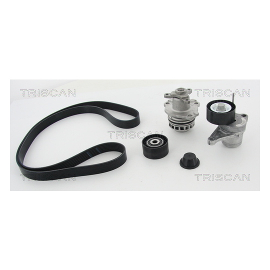 8642 100505 - Water Pump + V-Ribbed Belt Set 