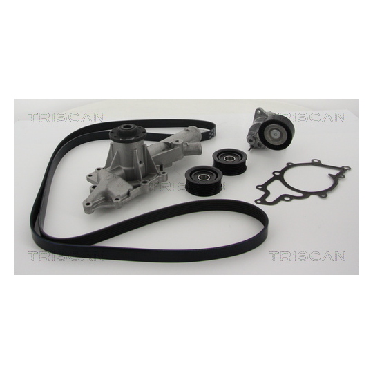 8642 230505 - Water Pump + V-Ribbed Belt Set 