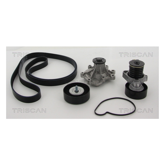 8642 230504 - Water Pump + V-Ribbed Belt Set 