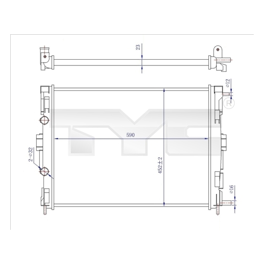 728-0059-R - Radiaator, mootorijahutus 