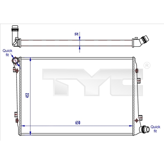 737-0062-R - Radiaator, mootorijahutus 