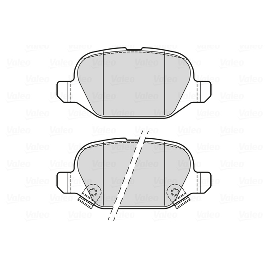 302338 - Bromsbeläggssats, skivbroms 