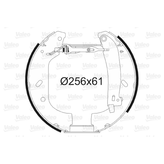 554588 - Brake Shoe Set 