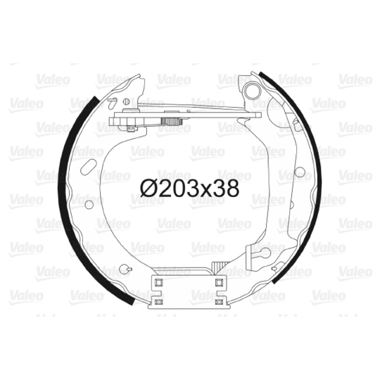 554766 - Brake Shoe Set 