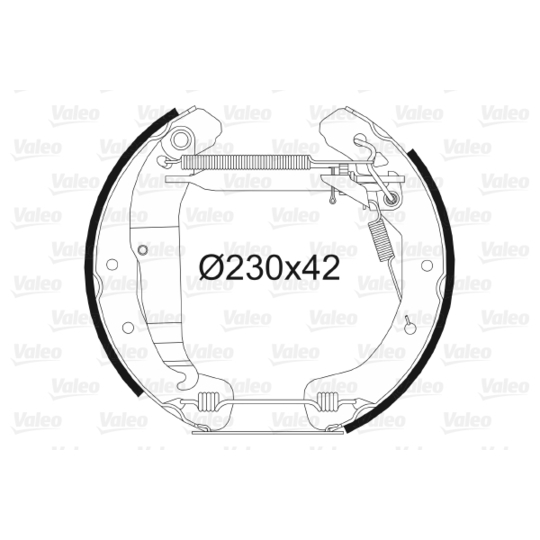 554844 - Brake Shoe Set 