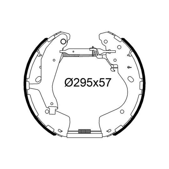 554915 - Brake Shoe Set 