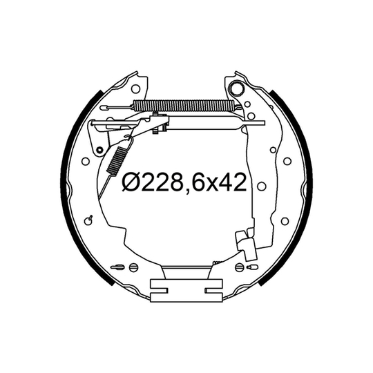 554916 - Brake Shoe Set 