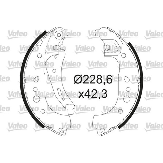 564208 - Brake Shoe Set 