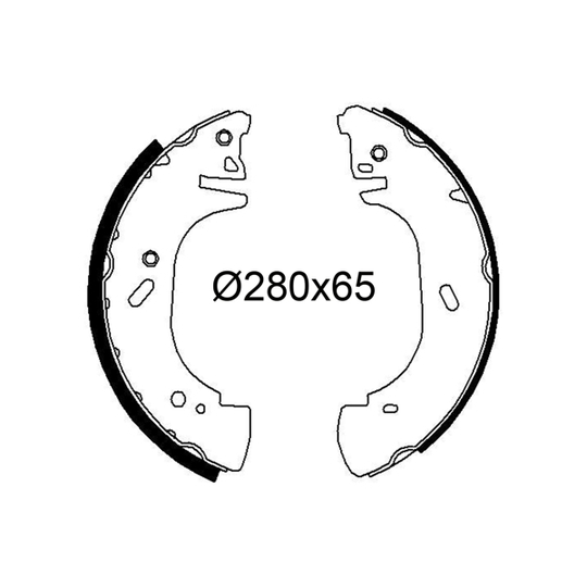 564268 - Brake Shoe Set 