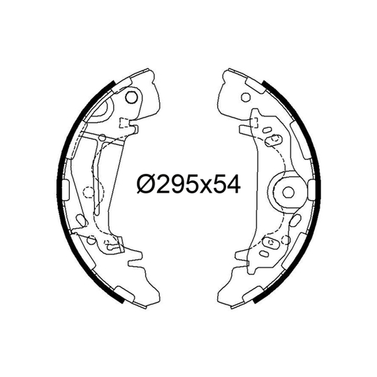 564312 - Brake Shoe Set 