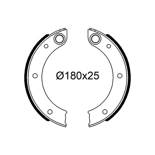 564310 - Brake Shoe Set 