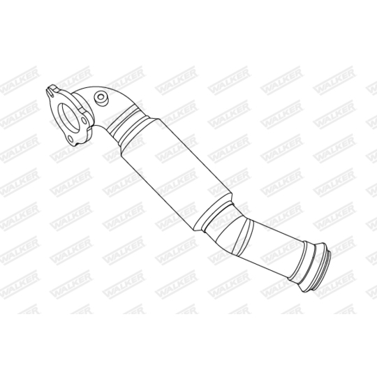 10962 - Corrugated Pipe, exhaust system 