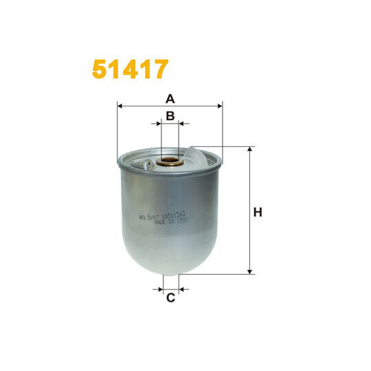 51417 - Oil filter 