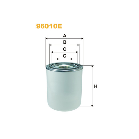 96010E - Air Dryer Cartridge, compressed-air system 