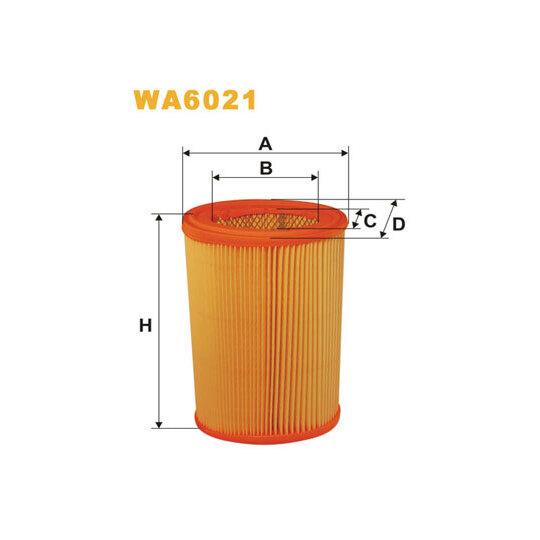 WA6021 - Air filter 