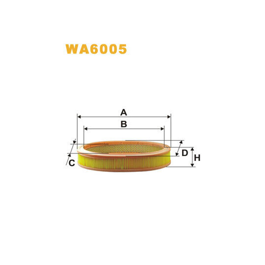WA6005 - Air filter 