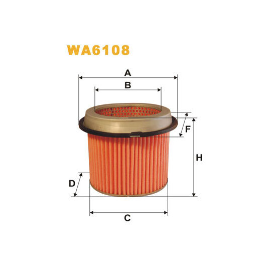 WA6108 - Air filter 