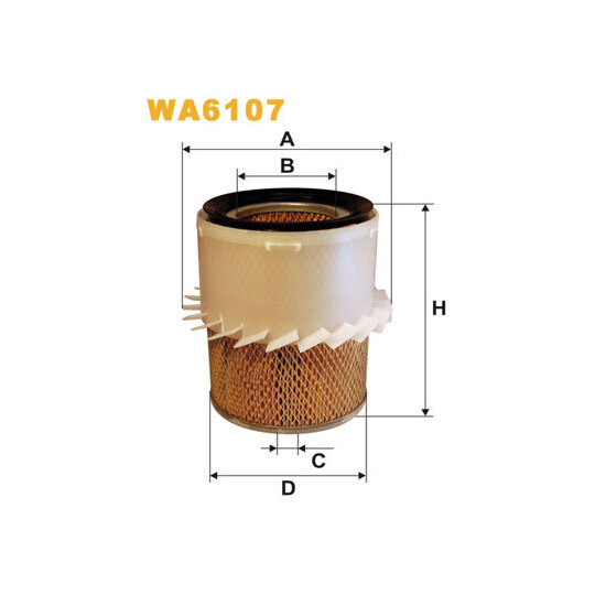 WA6107 - Air filter 