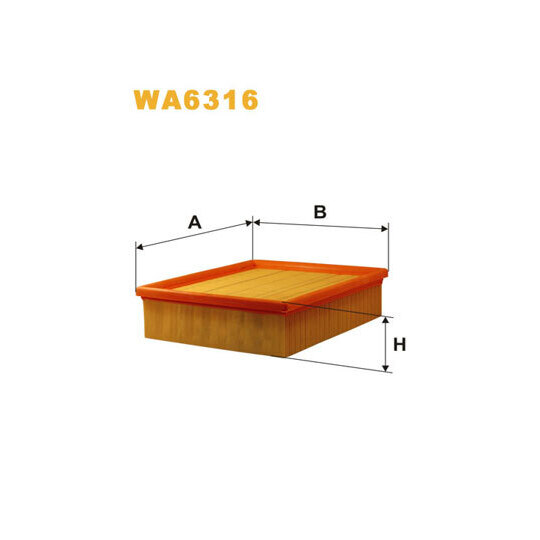 WA6316 - Air filter 
