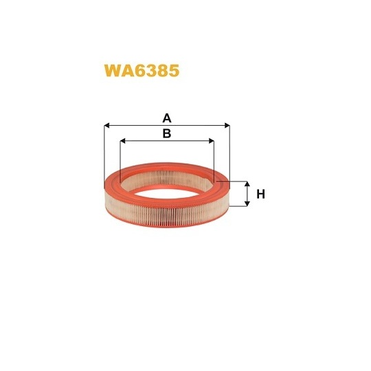 WA6385 - Air filter 