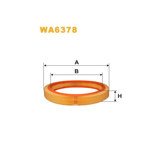 WA6378 - Air filter 